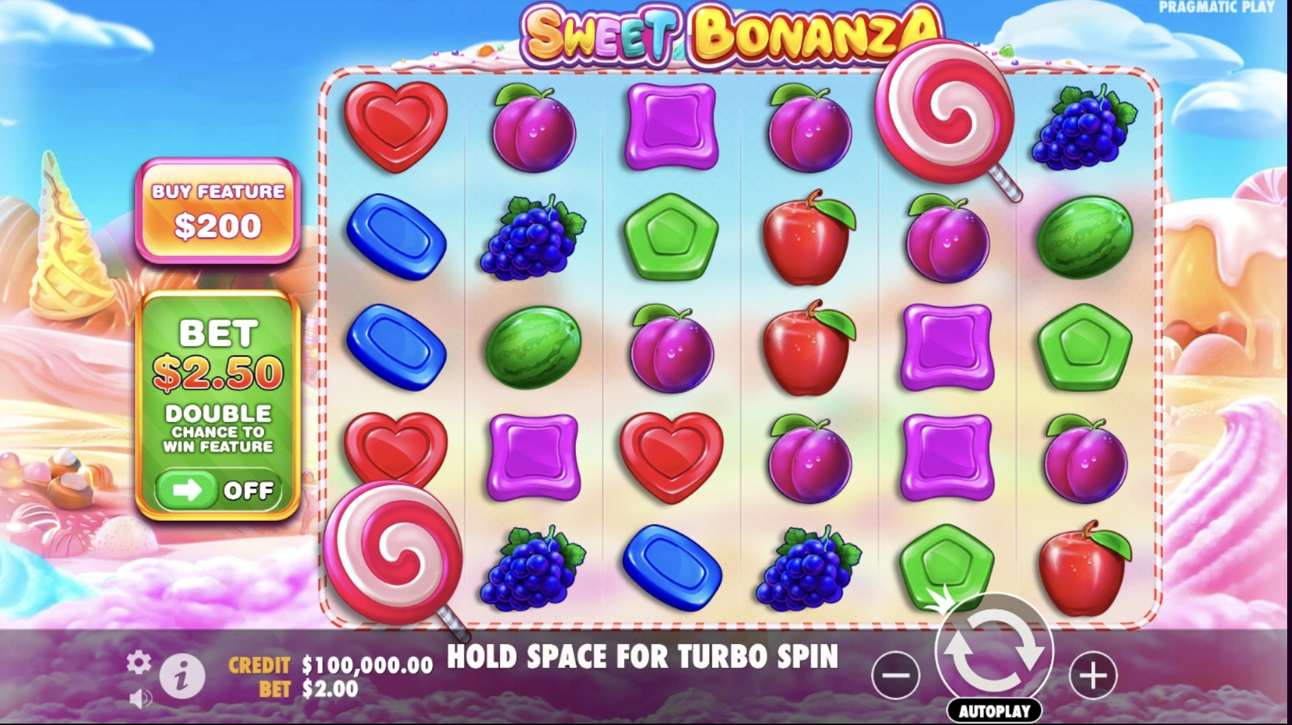 sweet bonanza как играть
